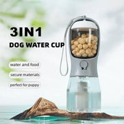 Dog Water Cup Drinking Food Garbage Bag Three-In-One Portable Small Multi-Functional Pet Cups Pets Supplies