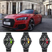 For NEKTOM VIP Client Steel Strap Spinning Luminous Car Wheel Watch