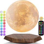 Levitating Moon Lamp, Floating and Magnetic Moon Lamp 3D Printing Moon Light with Remote, Creative Gifts for Christmas Office