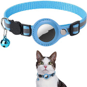 Reflective Collar Waterproof Holder Case for Airtag Air Tag Airtags Protective Cover Cat Dog Kitten Puppy Nylon Collar