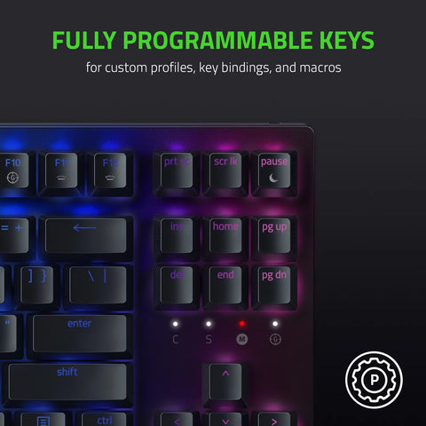 Blackwidow V3 Tenkeyless Compact Mechanical Gaming Keyboard - Green Switch