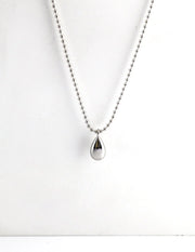 Simple Water Drop Pendant Necklace