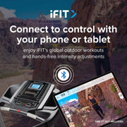 T 6.5 S; Treadmill for Running and Walking with 5” Display and Spacesaver Design