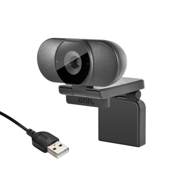 1440P Webcam with Autofocus and Built-In Microphone, Adjustable,Black