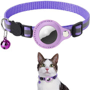 Reflective Collar Waterproof Holder Case for Airtag Air Tag Airtags Protective Cover Cat Dog Kitten Puppy Nylon Collar