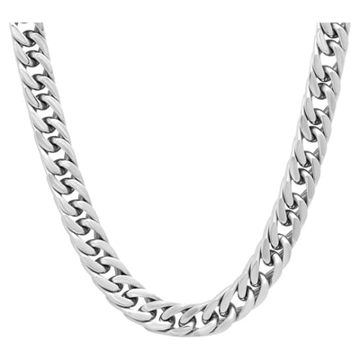 Men'S Stainless Steel 24" Curb Link Chain Necklace