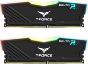 T-Force Delta RGB DDR4 64GB (2X32Gb) 3600Mhz (PC4-28800) CL18 Desktop Gaming Memory Module Ram Black - TF3D464G3600HC18JDC01