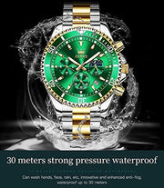 Watches Waterproof Leather Watch Quartz Watches with Day Date,Gifts