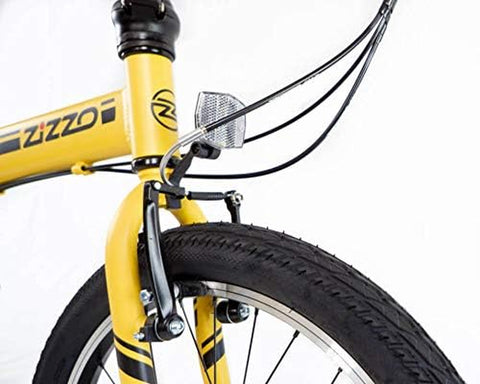 Zizzo Campo 28Lb Lightweight Aluminum Frame Shimano 7-Speed Folding Bike 20-Inch