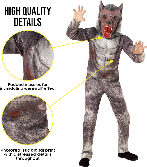 Werewolf Costume Kids Wolf Costume Kids Werewolf Costume Big Bad Wolf Costume Kids Halloween Costumes for Boys Wolf