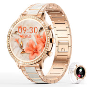 Women'S Smart Watch Calling Watch Android Smart Watch with Call, Text and Camera Smart Watch for Android Devices, Gold