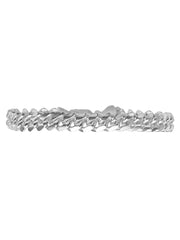 Men'S Sterling Silver Curb Bracelet