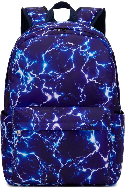 Boys Backpack for Elementary School Backpack for Boys Girls School Bookbag for Middle School Bags Lightning Backpack for Kids