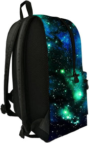 Galaxy Space Print Durale Kids Canvas Bookbag Back to School.