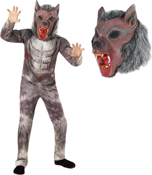 Werewolf Costume Kids Wolf Costume Kids Werewolf Costume Big Bad Wolf Costume Kids Halloween Costumes for Boys Wolf