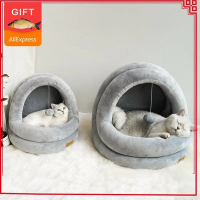 Cozy Haven: Luxurious Cat House Beds for Your Furry Friends