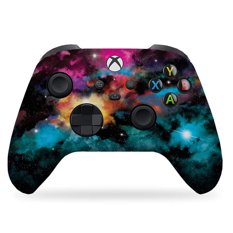 Galaxy Custom X-Box Controller Wireless Compatible with X-Box One/X-Box Series X/S by  | Proudly Customized in USA with Permanent HYDRO-DIP Printing(Not JUST a SKIN) (MODDED)