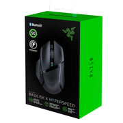 Basilisk X Hyperspeed Wireless Gaming Mouse for PC, 6 Buttons, 2.4Ghz, Bluetooth, Black