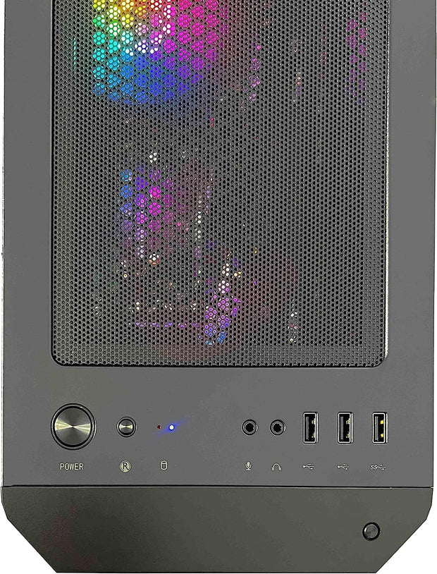 Desktop Computer, Ryzen 7 5700G, 16GB DDR4, 512GB SSD, Windows 11 Home, Black