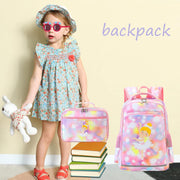 Backpack Boys Girls Preschool Backpacks for School Kids School Bags Kindergarten Bookbag Set with Lunch Box (Pink Dance Girl)