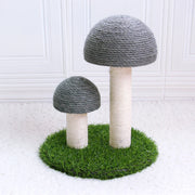 Cute Mushroom Cat Scratching Post Kitten Cat Scratcher Board Furniture Protect Sisal Rope Cat Scratching Climbing Tree Toy