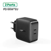 UGREEN 65W Gan Charger Quick Charge 4.0 3.0 Type C PD USB Charger with QC 4.0 3.0 Fast Charger for Iphone 14 13 12 Xiaomi Laptop