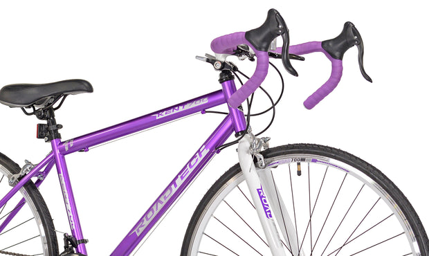 700C Women'S Roadtech Road Bicycle, Purple/White