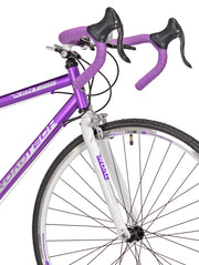 700C Women'S Roadtech Road Bicycle, Purple/White