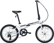 Zizzo Campo 28Lb Lightweight Aluminum Frame Shimano 7-Speed Folding Bike 20-Inch