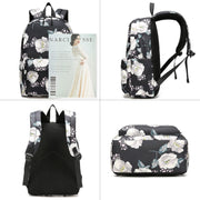 School Backpack for Teen Girls Women Travel Laptop Backpack College Bookbag Kids Backpack with Lunch Bag Pencil Bag