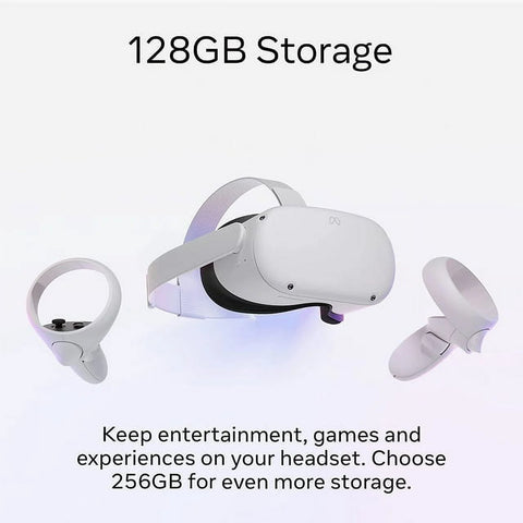 Quest 2 — Advanced All-In-One Virtual Reality Headset, 128 GB + Mazepoly Accessories