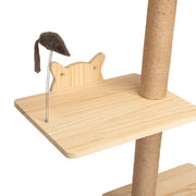 Damyanti Wall-Mounted Cat Tree Shelved 6 Pcs Climbing Center