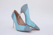 Women’S Gina High Heeled Pumps, Pointed Toe Court Shoes, Steel Heeled Closed Toe Shoes, High Heel Dress Pumps Shoes