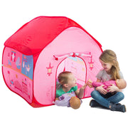 Pop-It-Up Dollhouse Tent with House Playmat