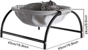 Cat Hammock Bed for Indoor Cats - Sturdy, Breathable & Detachable