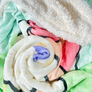 Baby Lamby Soft Plush Baby Blanket with Sherpa Back - Oversized