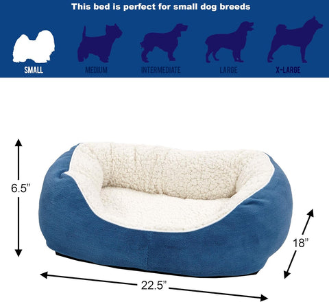 Cuddle Bed, Blue, Small