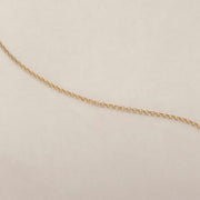 14K Solid Gold Simple Chain Adjustable Bracelet for Women Valentine'S Day Jewelry Gift