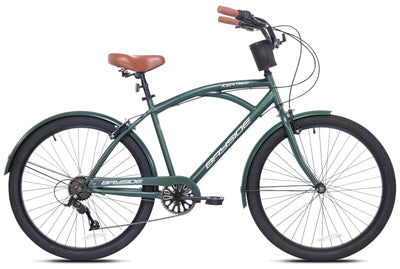 26-Inch Bayside Men'S Cruiser Bicycle, Green