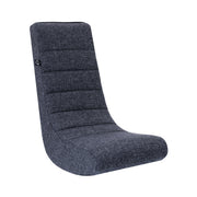 Classic Video Rocker Floor Gaming Chair, Polyester Linen, Gray