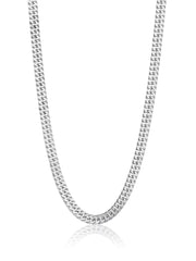 Stainless Steel 8Mm Curb Chain Necklace 24"