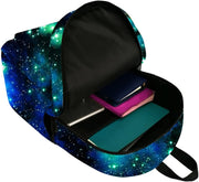 Galaxy Space Print Durale Kids Canvas Bookbag Back to School.