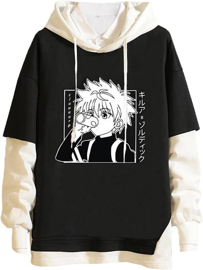 New Hoodie Japanese Anime Pullover Sweatshirt Long Sleeve for Men Women