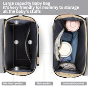 Diaper Bag with Crib Sleeper for Babies