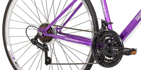 700C Women'S Roadtech Road Bicycle, Purple/White