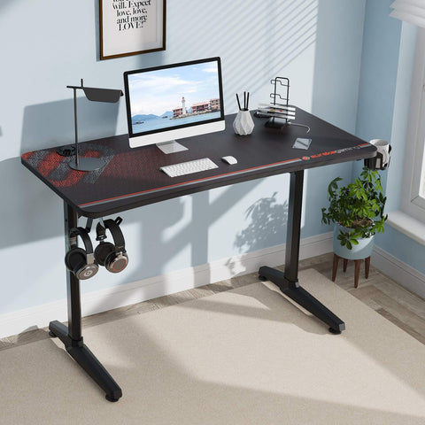 ERK-GIP-P47B-V1 Desk, 47", Black