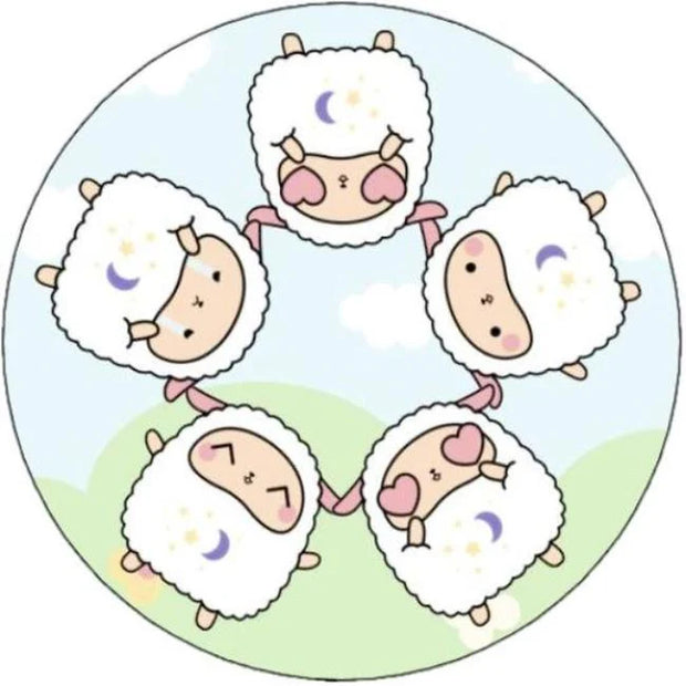 Baby Lamby Memory Foam Play Rug - 36" X 36"