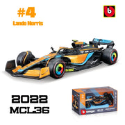 Bburago 1:43 NEW 2023 Mclaren F1 Team MCL60 4# Lando Norris 81# Oscar Piastri Formula One Alloy Super Toy Die Cast Car Model