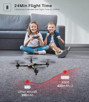 X600 Foldable Drone with Altitude Hold and Headless Mode for Adults without Camera, RC Quadcopter with One-Key Start, Speed Adjustment and 3D Flip for Kids Beginners, Easy to Fly