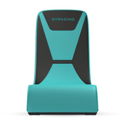 Faux Leather Floor Rocker Video Gaming Chair, Teal